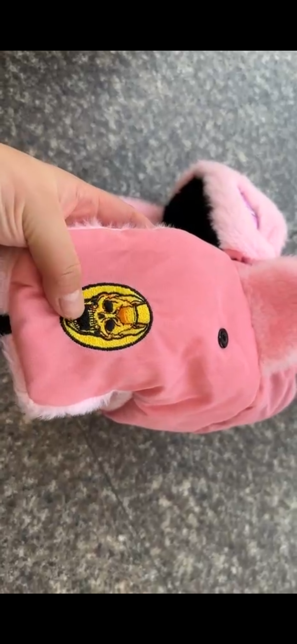 KILLER QUEEN EMBROIDERED USHANKA 3D HORNS (see item description for shipping)