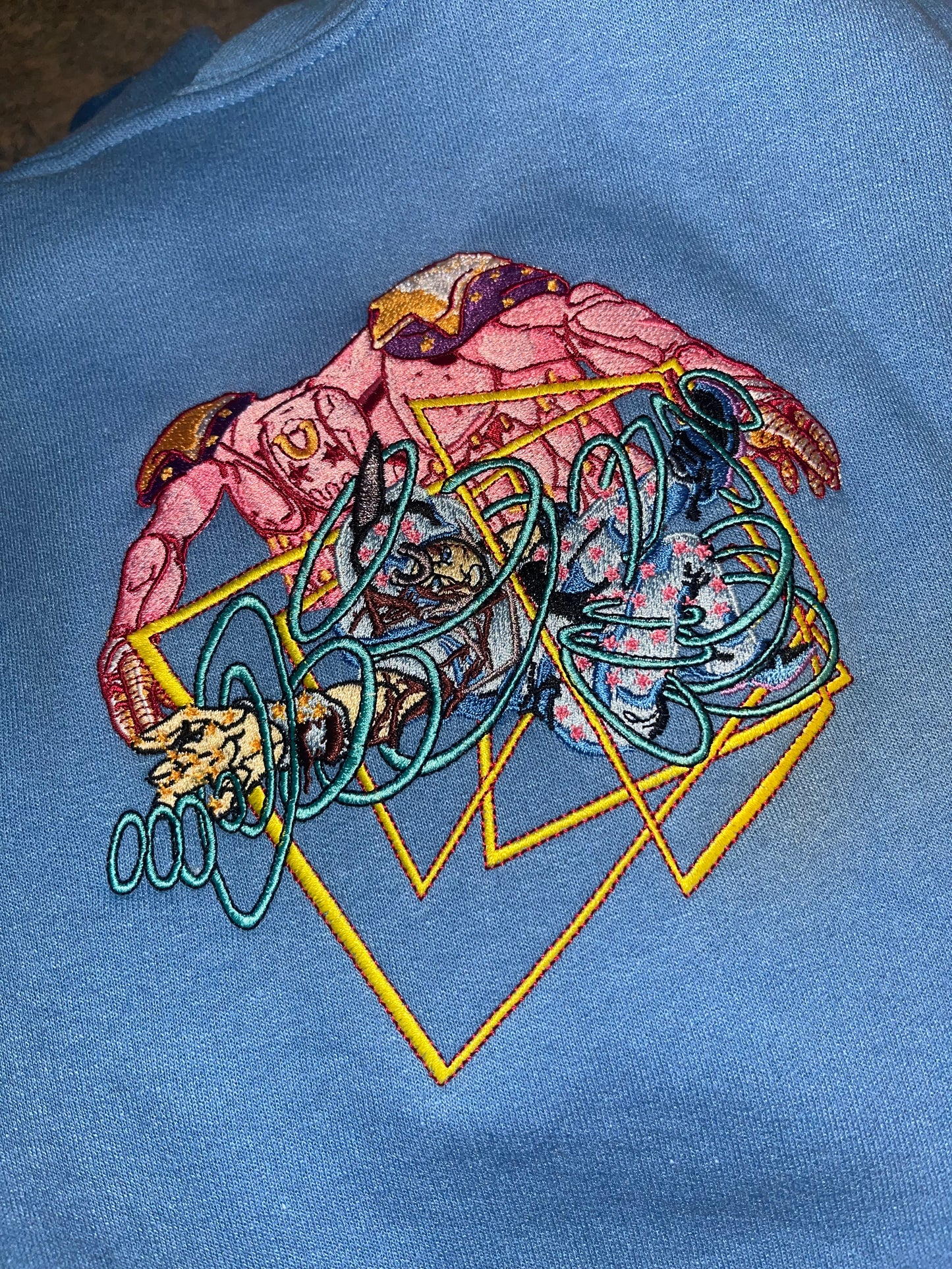 "JOHNNY" 9oz HEAVY EMBROIDERED HOODIE