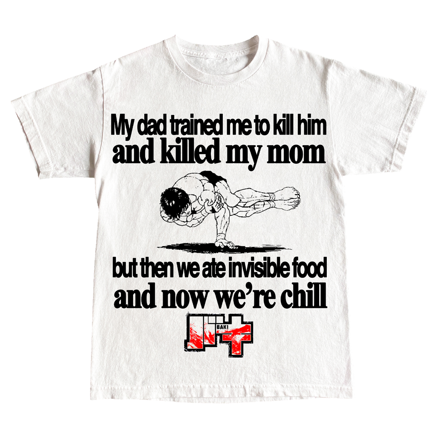 "BAKI" 6oz PRINT T-SHIRT