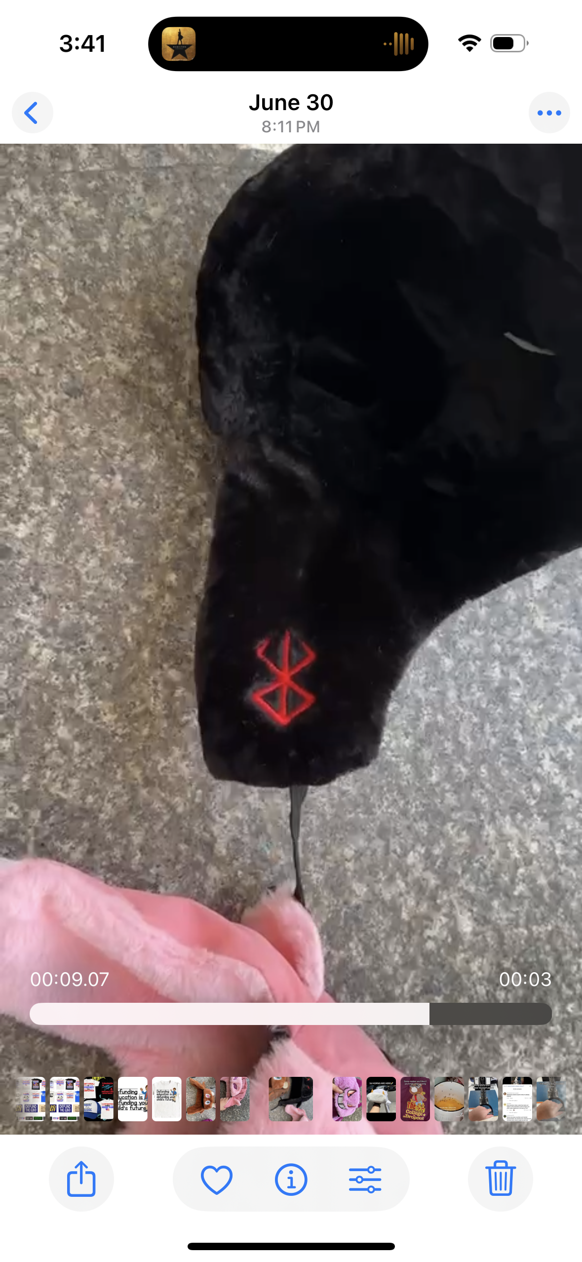 BERSERKER EMBROIDERED USHANKA (see item description for shipping)