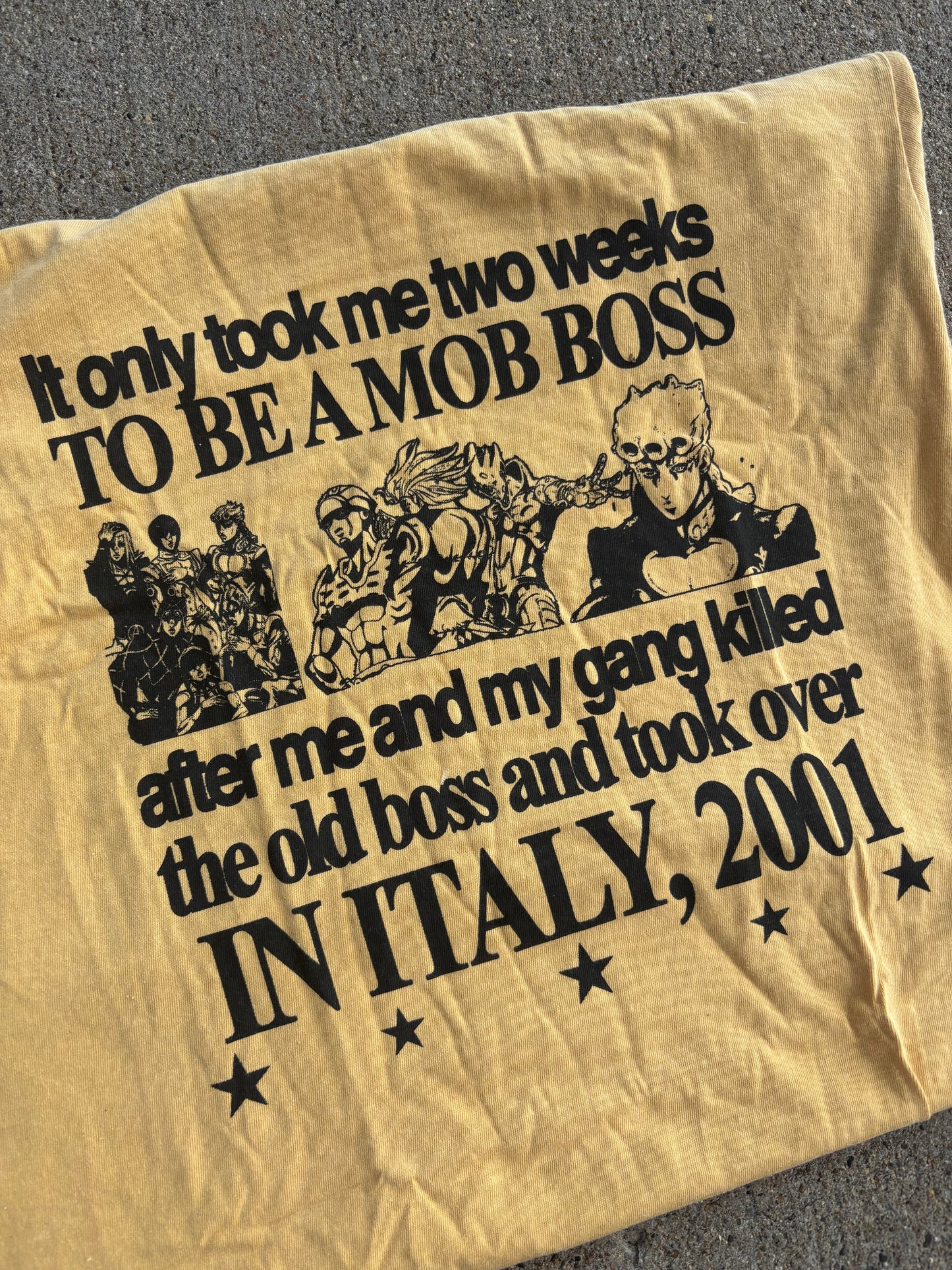 "ITALY 2001" 7oz T-shirt