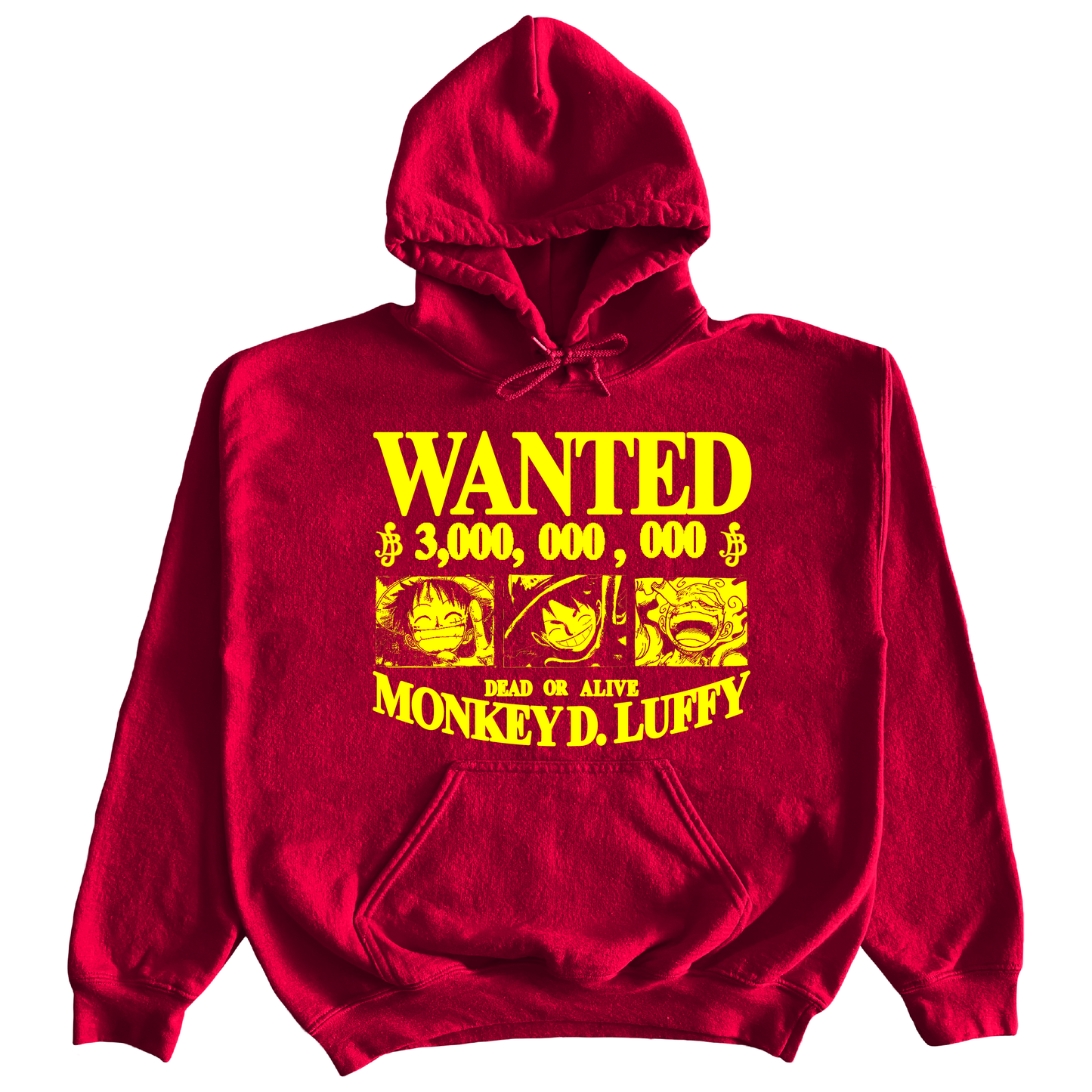 "STRAWHAT" 9oz PUFF PRINT HOODIE