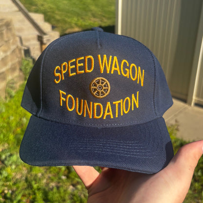 "SPEEDWAGON” 5oz Snapback Embroidered Cap