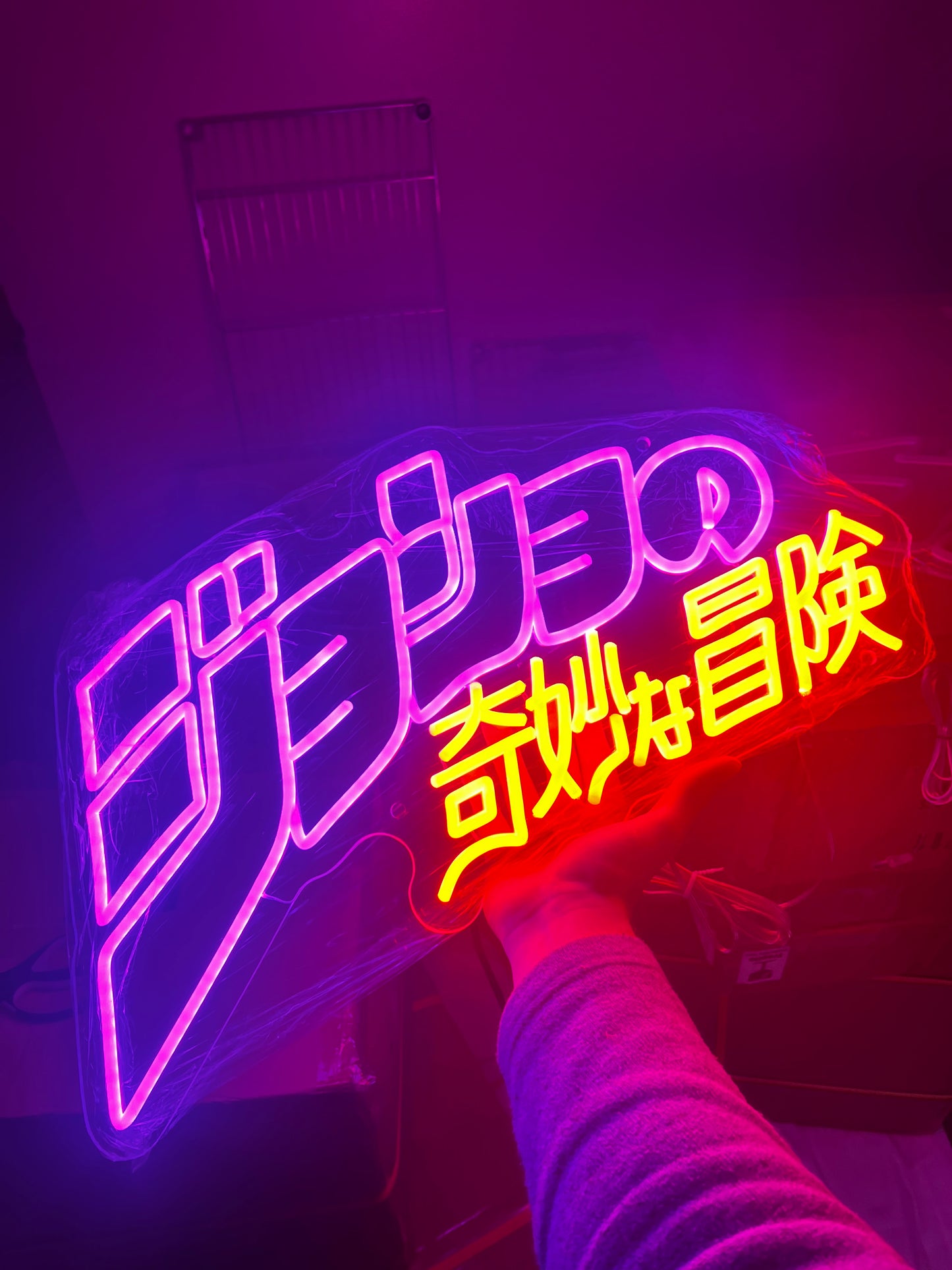 "JJBA" 14IN WIDE NEON SIGN