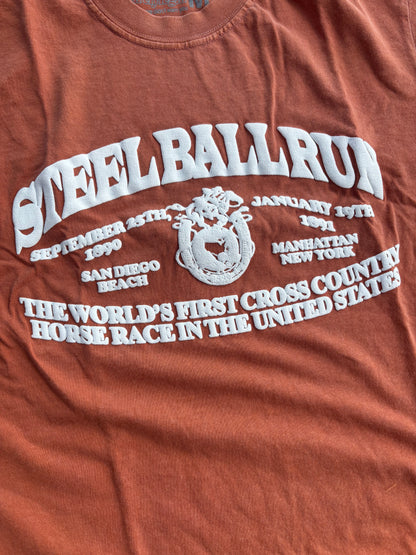 "STEELBALLRUN" 7oz PUFFPRINT T-shirt