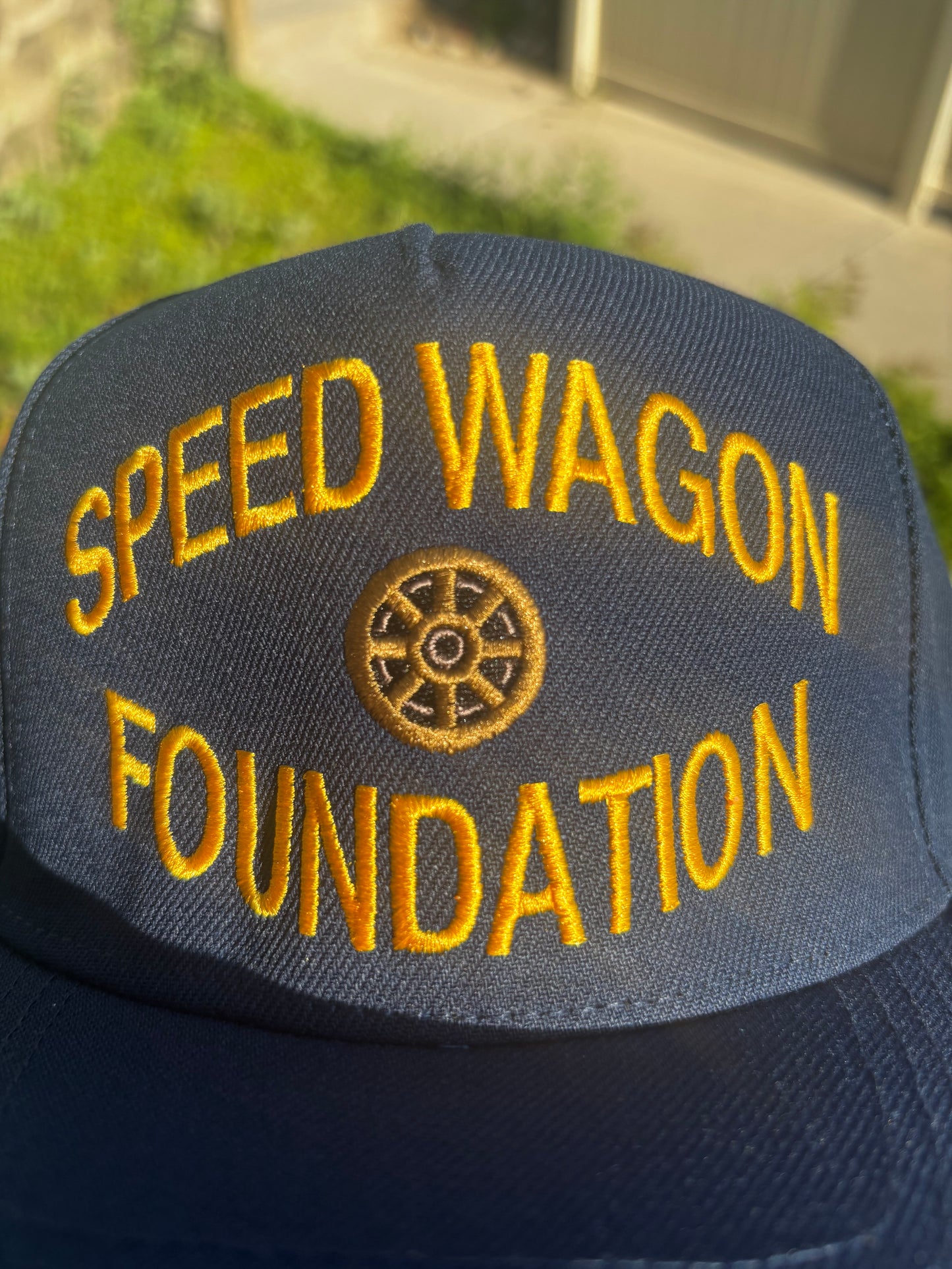"SPEEDWAGON” 5oz Snapback Embroidered Cap