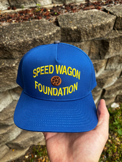 "SPEEDWAGON” 5oz Snapback Embroidered Cap