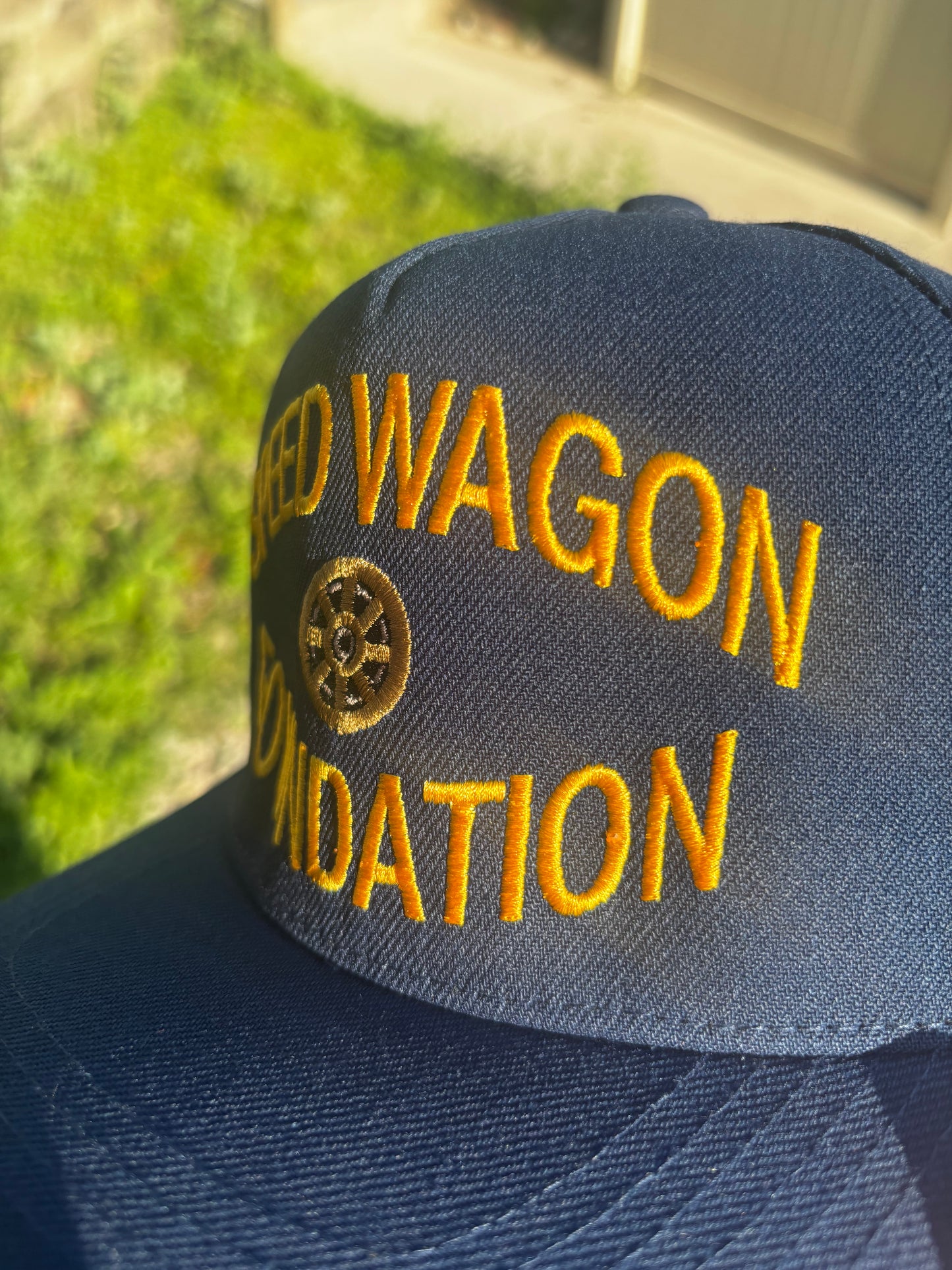 "SPEEDWAGON” 5oz Snapback Embroidered Cap