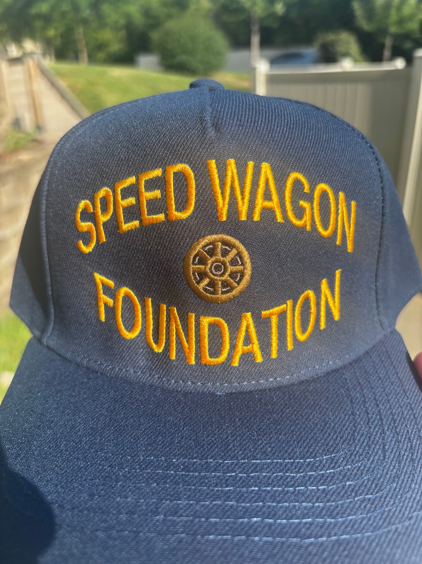 "SPEEDWAGON” 5oz Snapback Embroidered Cap