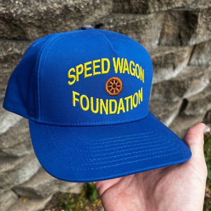 "SPEEDWAGON” 5oz Snapback Embroidered Cap