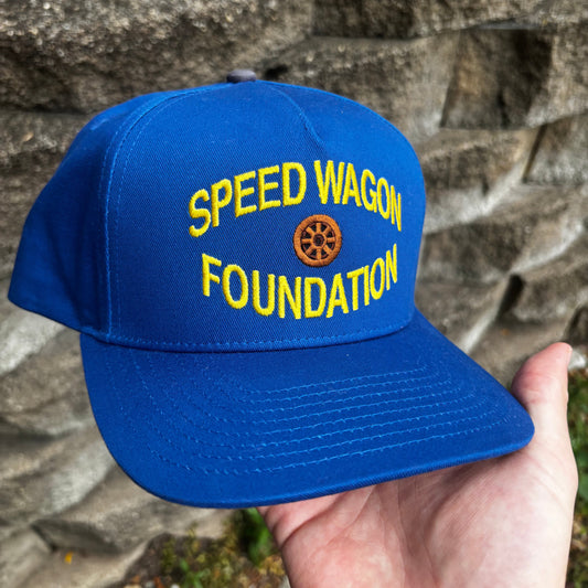 "SPEEDWAGON” 5oz Snapback Embroidered Cap