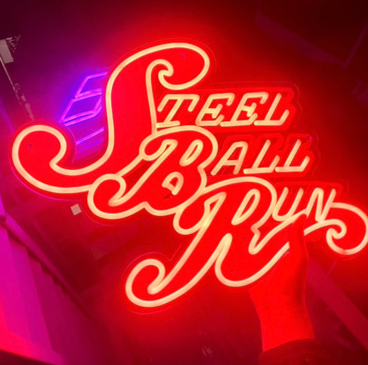 "SBR" 24 IN WIDE NEON SIGN