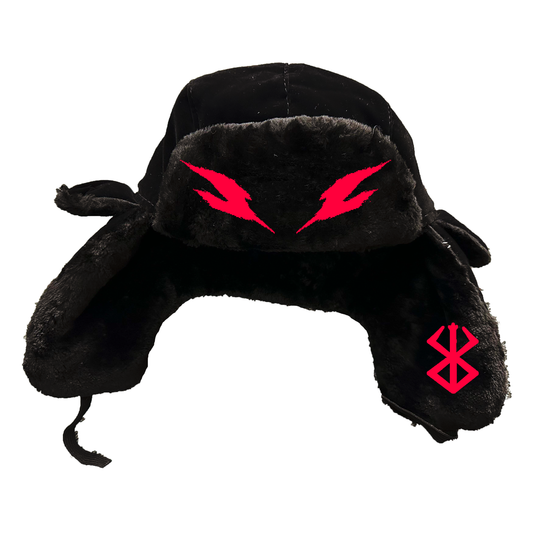 BERSERKER EMBROIDERED USHANKA (see item description for shipping)