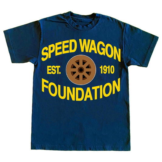 "SPEEDWAGON" 6oz PRINT T-SHIRT