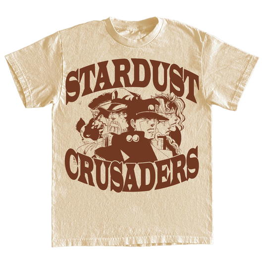"STARDUST CRUSADERS" 6oz PRINT T-SHIRT