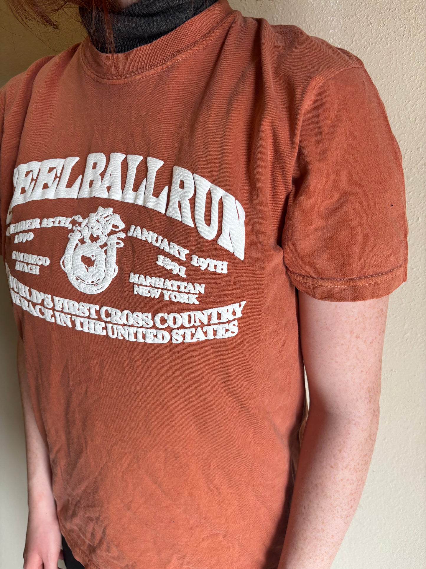 "STEELBALLRUN" 7oz PUFFPRINT T-shirt