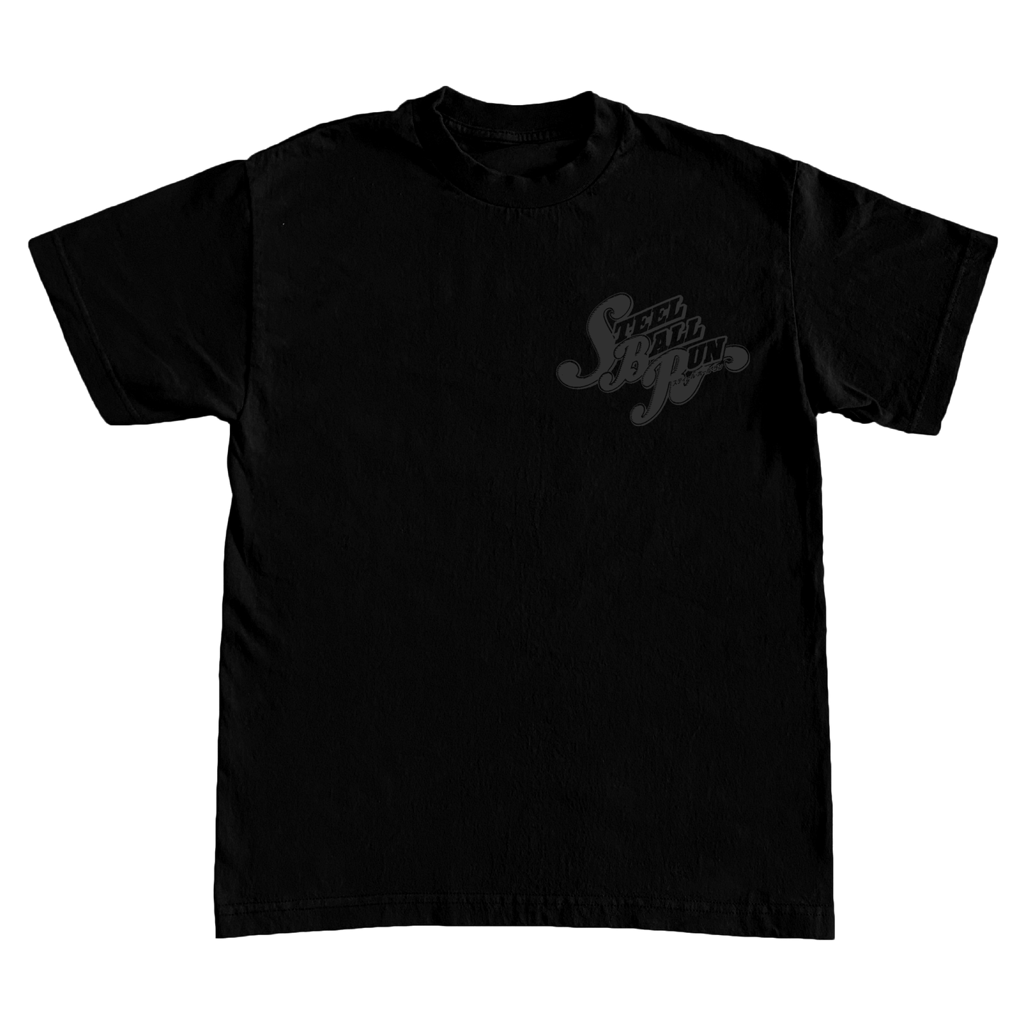 "THE SAINT" Front and Back Print Crewneck T-Shirt