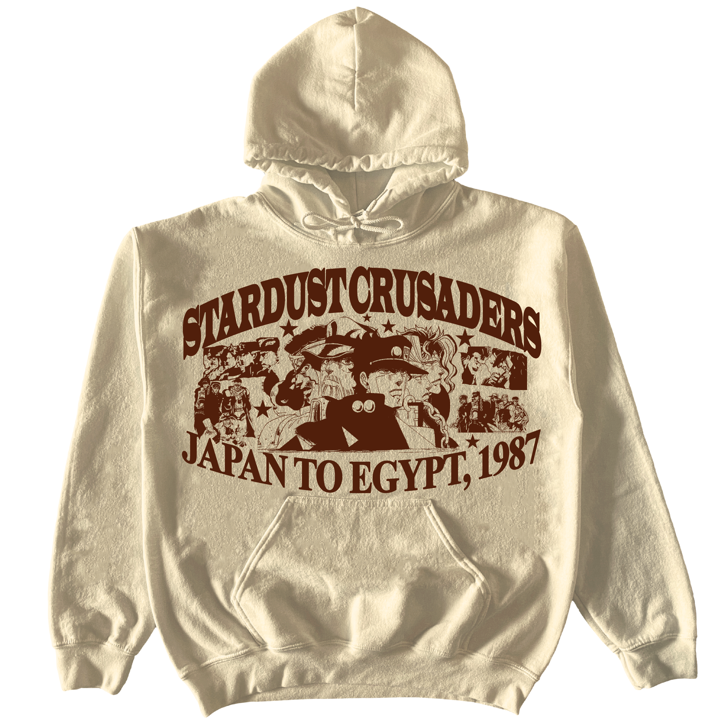 "CRUSADER" 9oz PUFF PRINT HOODIE