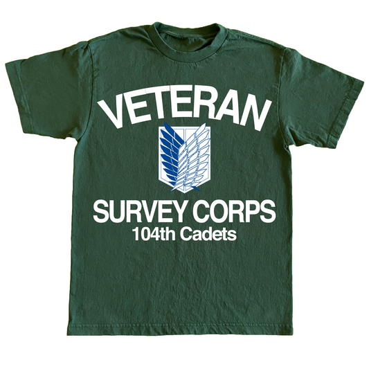 "SURVEY CORPS" 6oz PRINT T-SHIRT