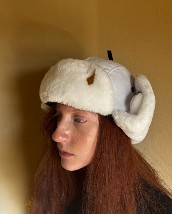 WEATHER REPORT EMBROIDERED USHANKA (see item description for shipping)