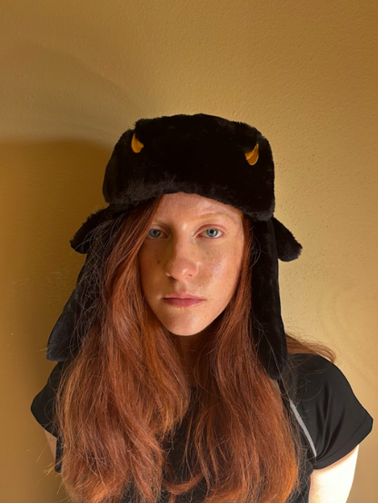 WEATHER REPORT EMBROIDERED USHANKA (see item description for shipping)