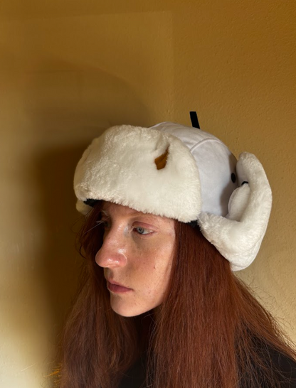 WEATHER REPORT EMBROIDERED USHANKA (see item description for shipping)