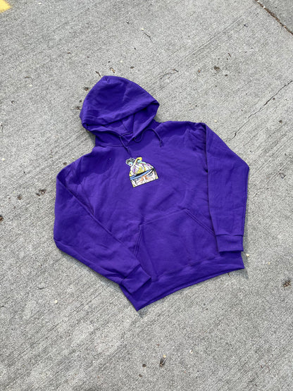 "JOTARO" 9oz HEAVY EMBROIDERED HOODIE