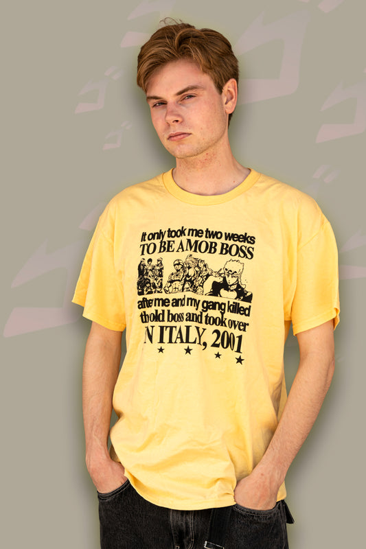 "ITALY" 6oz PRINT T-SHIRT